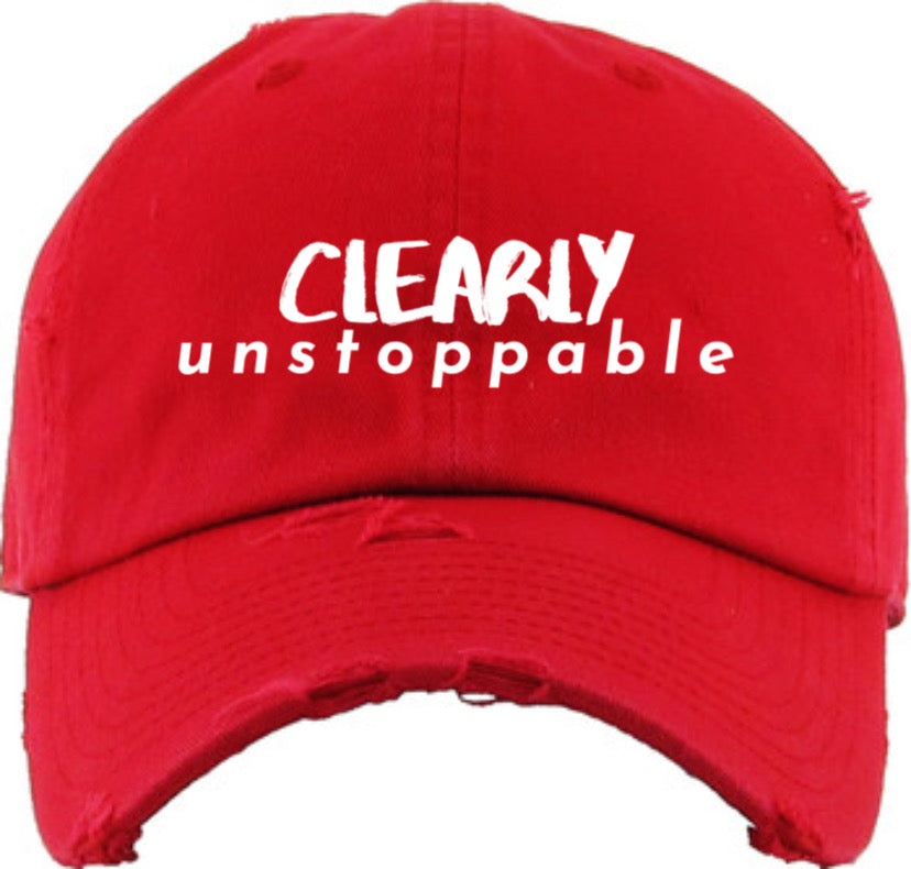 CLEARLY unstoppable Vintage Dad Hat