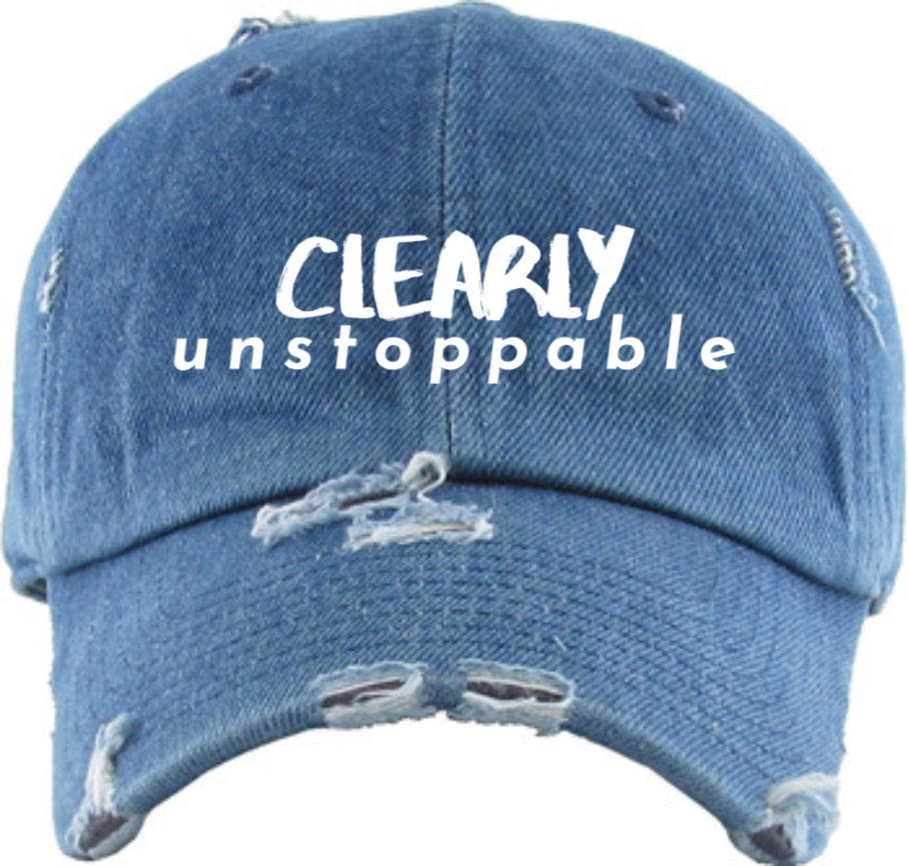 CLEARLY unstoppable Vintage Dad Hat